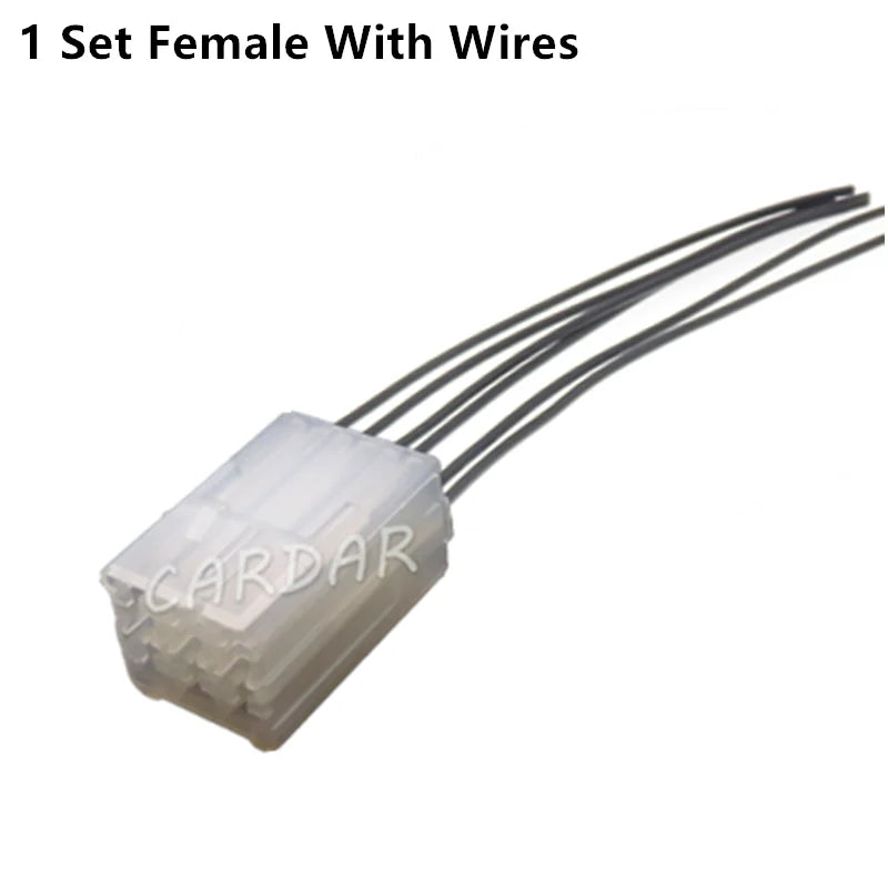 6 Pin 2 Series Automobile Taillight Holder Wiring Male Plug Car Female Socket Unsealed Adapter 7123-1460 6242-5061