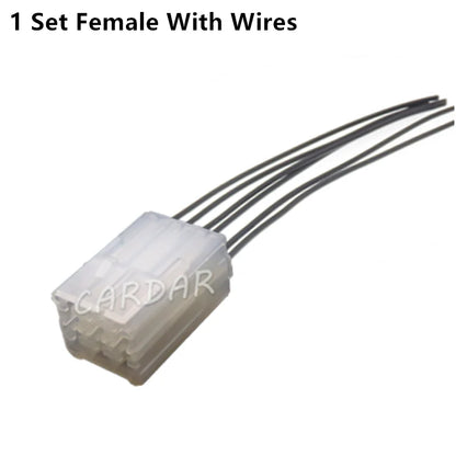 6 Pin 2 Series Automobile Taillight Holder Wiring Male Plug Car Female Socket Unsealed Adapter 7123-1460 6242-5061