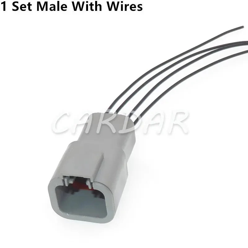 4 Pin DTP Series DTP06-4S DTP04-4P Waterproof Connector Wire Sockets For Auto Cars