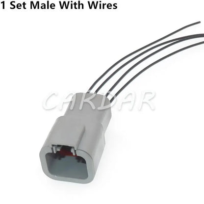 4 Pin DTP Series DTP06-4S DTP04-4P Waterproof Connector Wire Sockets For Auto Cars