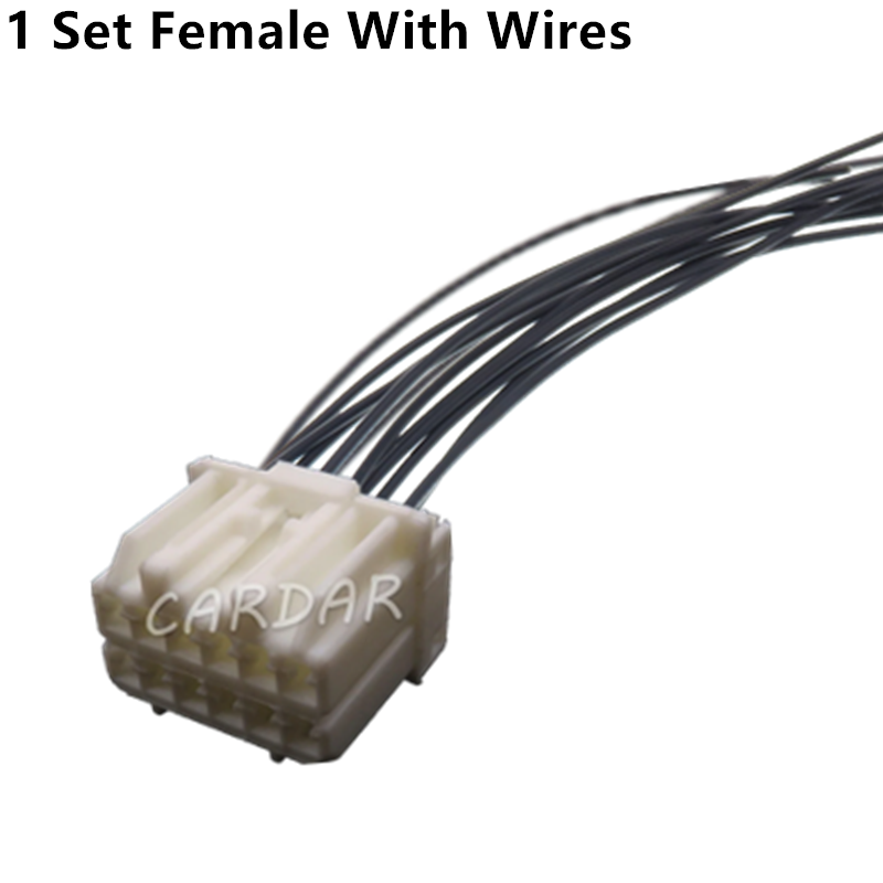 12 Pin 175442-1 Auto Power Amplifier Wiring Harness Plug 175442-6 Automotive Unsealed Wire Socket