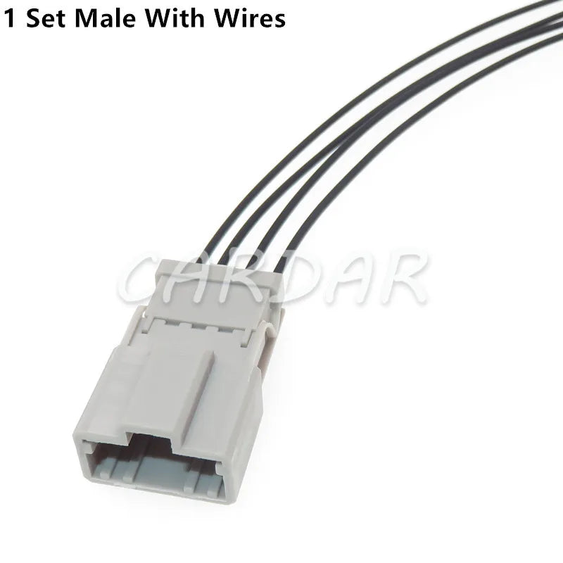 4 Pin 6098-0244 6098-0243 Electrical Wiring Connector Automotive Socket With Terminals