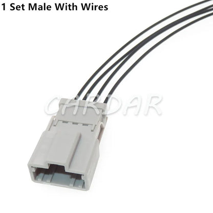 4 Pin 6098-0244 6098-0243 Electrical Wiring Connector Automotive Socket With Terminals