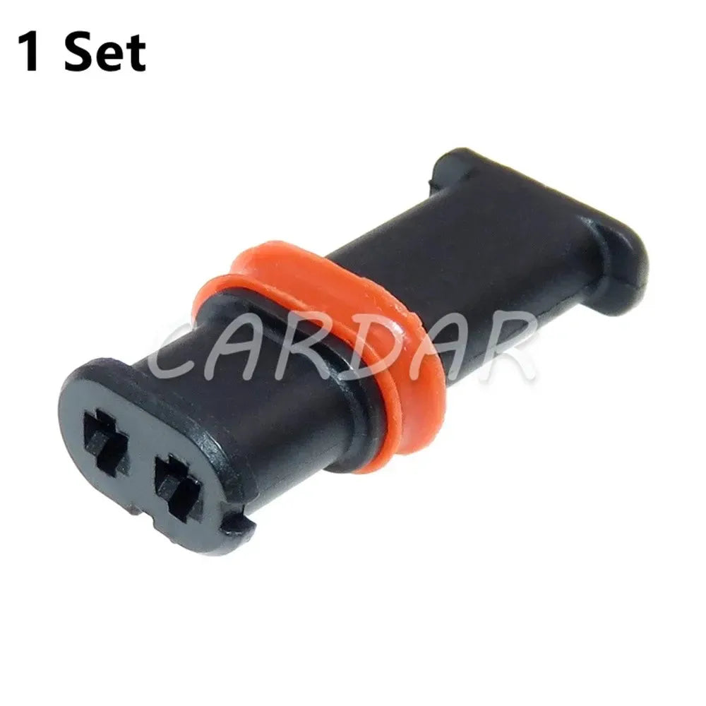 2 Pin 1.5 Series Auto Wiring Terminal Socket Car Waterproof Plastic Housing Electrical Connector