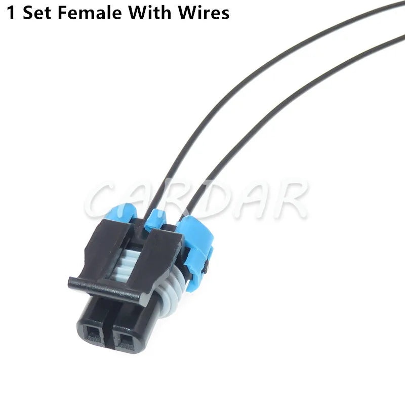 12162000 12052641 Automotive Connector 2 Pin Temperature Sensor Plug Motorcycle Socket For Buick Lacrosse Excelle GL8
