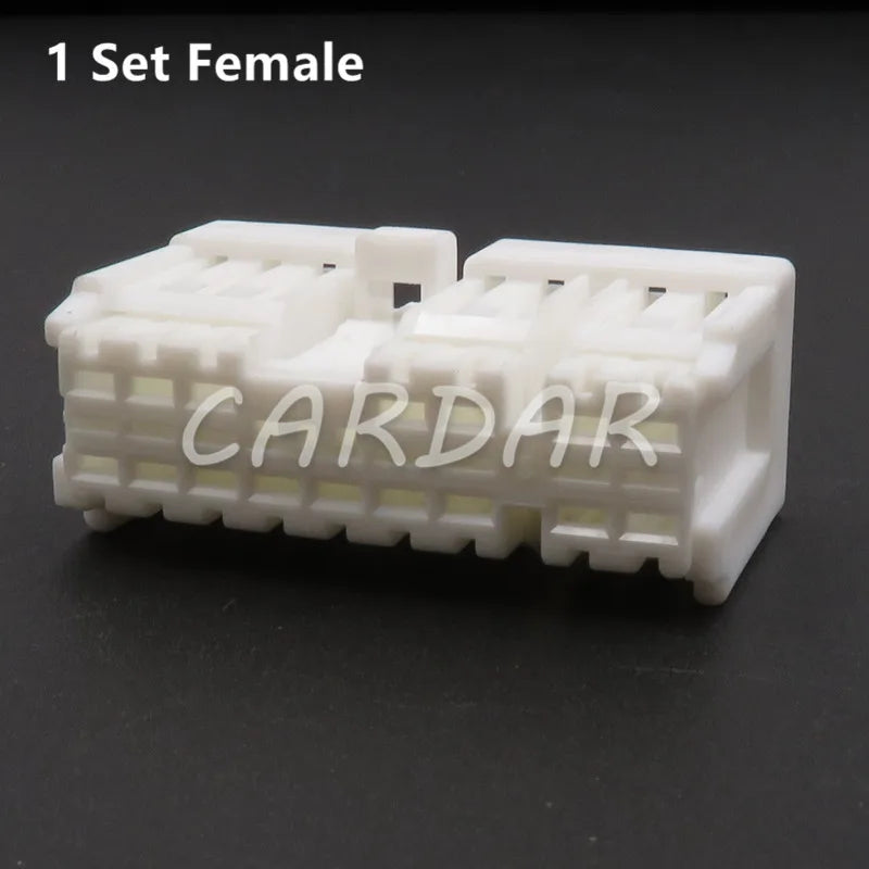 16 Pin 1674009-1 Car Wndow Lifter Wire Cable Socket Connector For Nissan