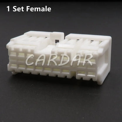 16 Pin 1674009-1 Car Wndow Lifter Wire Cable Socket Connector For Nissan