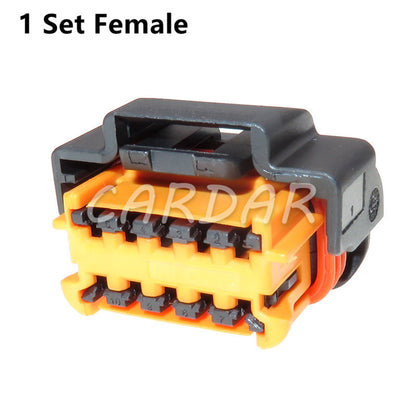 10 Pin 98788-1201 98789-1201 Auto Headlight Lamp Connector Waterproof Car Light Socket With Terminal For Peugeot Citroen Renault