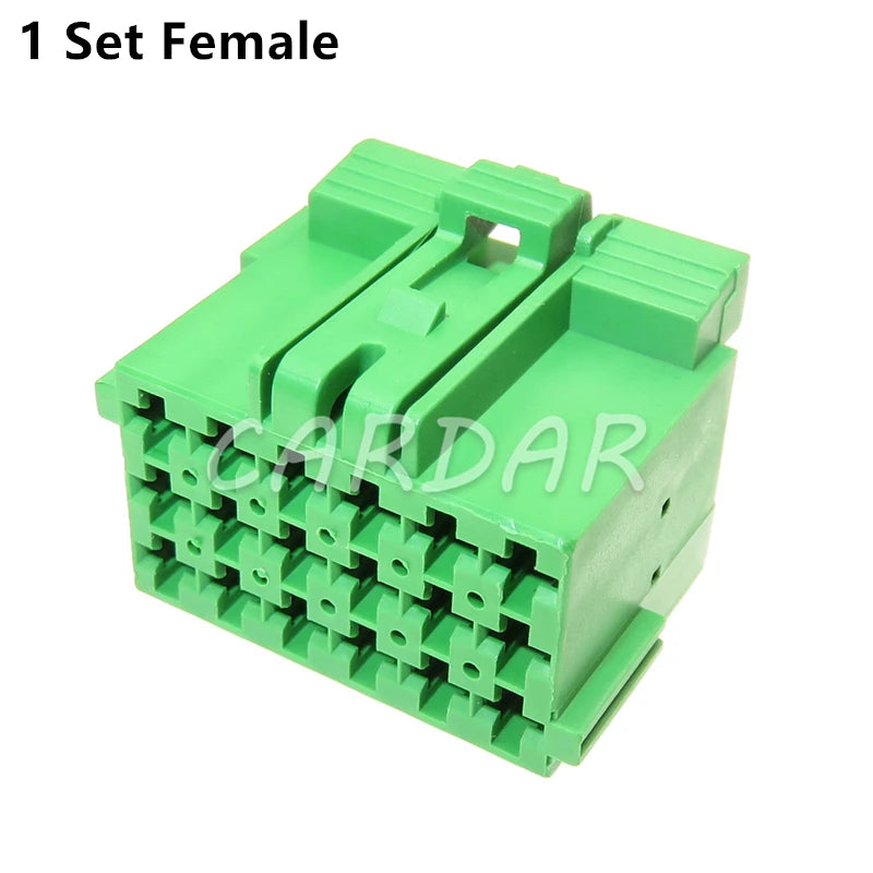 18 Pin Auto Unsealed Electric Cable Socket 1-967624-3 Car Electrical Connector 1-967629-3 Male Female Docking Adapter