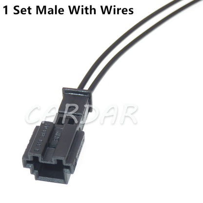 2 Pin 1-968699-1 1-1718333-1 9-968554-1 3-1452577-1 Car Door Light Socket Auto Audio Tweeter Plug For BMW