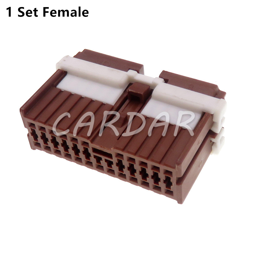 24 Pin MG653537 Car Wire Harness Connector Assembly 1123391-3 1123367-3 Automobile Male Female Socket