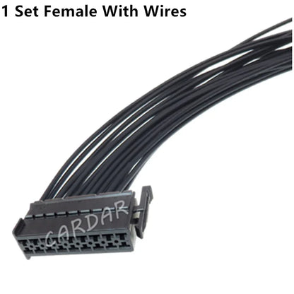 18 Pin Auto PCB Connector Auto Parts Car Electric Wire Cable Unsealed Male Female Socket 929504-6 1-929504-6 963357-2