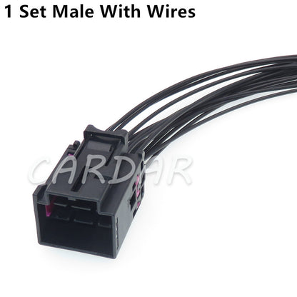 17 Pin Car Seat Wire Cable Female Male Docking Unsealed Socket Composite Connector For VW Audi 4F0972575 4F0972483