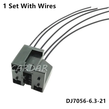 5 Pin 6.3 Series Car Unsealed Plug Automotive Connector Auto Electric Wiring High-power Socket 357 941 599