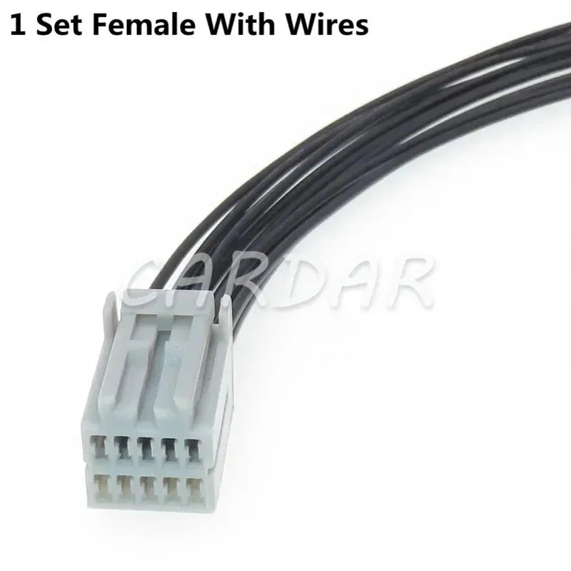 10 Pin 638207-6 High Quality Grey Automobile Plastic Housing Wiring Harness Unsealed Socket For Honda