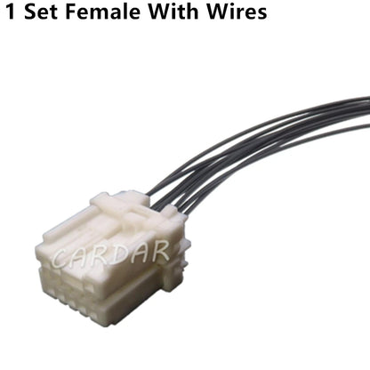 8 Pin 1.2 Series 7283-5985 Automobile Male Female Docking Wire Connector Unsealed Socket With Terminal