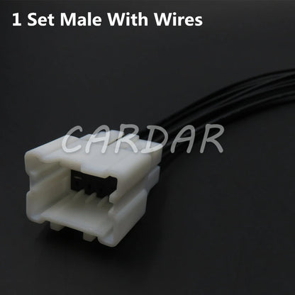 8 Pin 1674110-1 Automobile Lift Window Switch Wiring Harness Socket For Nissan 6098-6949 6098-6974