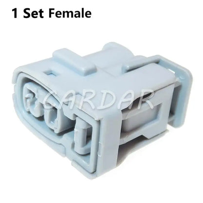 2 Pin MG643477 Automotive Connector Car Socket With Terminals And Rubber Seals