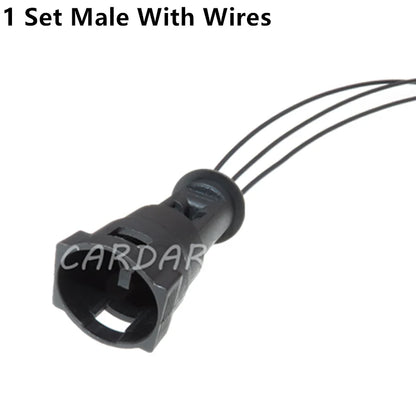 Enchufe automático impermeable de 3 pines, conector sellado automotriz de 1.5 mm para motores de coche