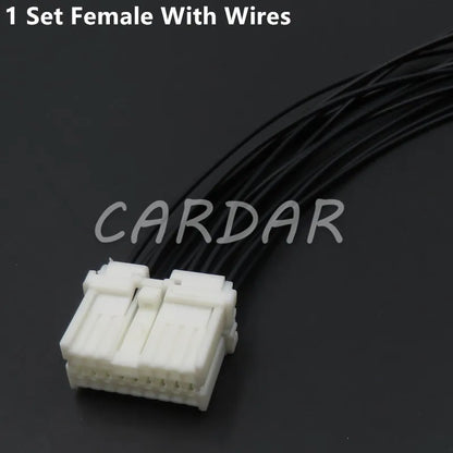 16 Pin 7283-5995 1123371 Auto Connector Car Electrical Cable Socket For Honda Toyota