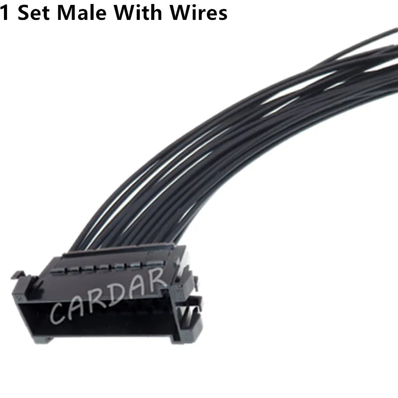 18 Pin Auto Unsealed Socket Car Connector Male Female Wiring Terminal Plug 929505-6 1-929505-6 929504-6 1-929504-6