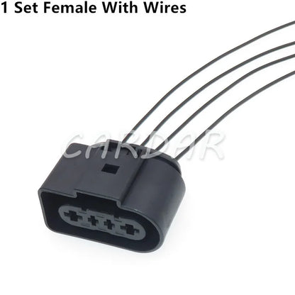 4 Pin Automobile Intake Pressure Sensor Wire Harness Waterproof Socket For VW Audi 1J0 919 231