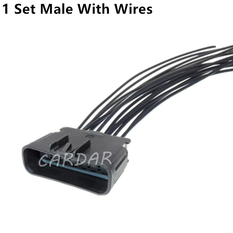 14 Pin Auto Waterproof Wire Connector Car Wiring Terminal Electric Cable Male Female Sealed Socket 15326922 15326917