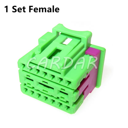 17 Pin Auto Wiring Harness  Hybrid Connector Car Large Current Socket For VW Audi Automobile Seat Unsealed Plug