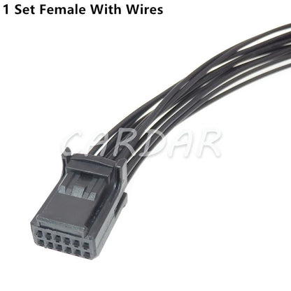12 Pin 1318774-2 1473407-1 Auto Wire Electric Connector 90980-12222 Black Automotive Cable Socket With Terminals 12222