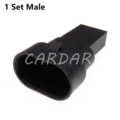 3 Pin 15336029 Waterproof Electrical Automotive Connector Wiring Socket For Cars
