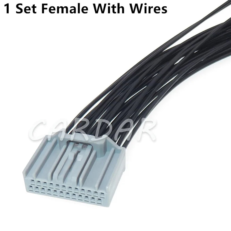 24 Pin Car Wire Harness Plug MX34024SF1 MX34024PF1 MX34024UF1 Automobile Central Control Panel Socket For Honda