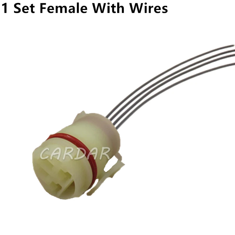 4 Pin 6.3mm Automotive Automobile Housing Connector Car Wire Harness Socket