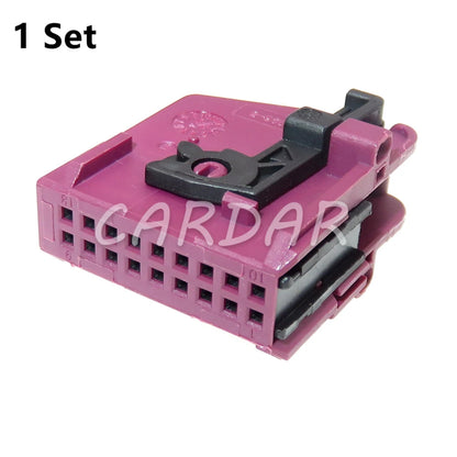 18 Pin Miniature Auto Low Power Unsealed Connector Car Wiring Harness Socket for Audi VW 2-967419-1 8304656 2-965777-1