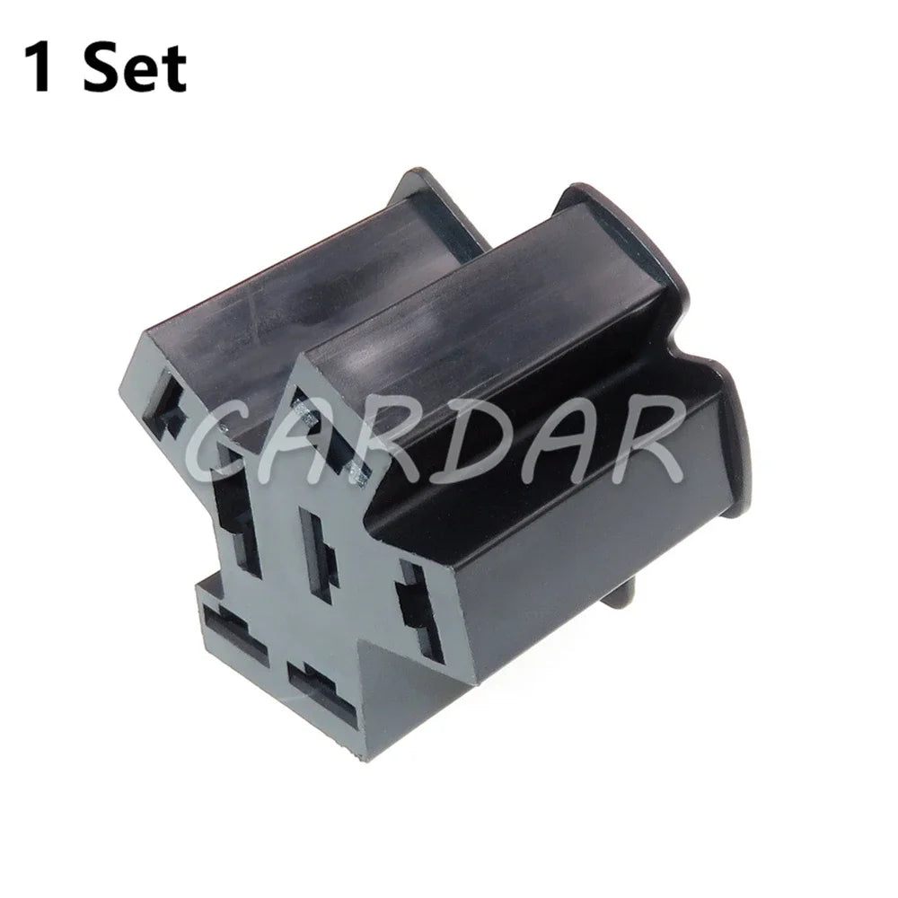 7 Pin 6.3 9.5 Series Black Auto Electrical Composite Connector Car Unsealed Wiring Socket With Terminal