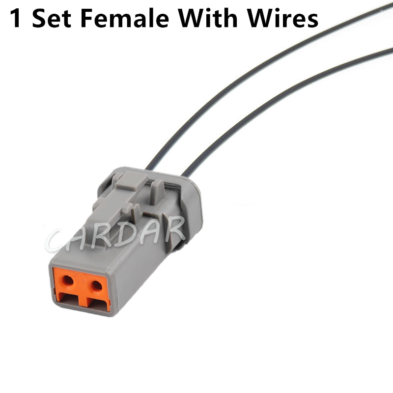 2 Pin DTP06-2S-E003  DTP04-2P-E003 Auto Connector Waterproof Electrical Wire Socket For Deutsch Heavy Truck Accessories