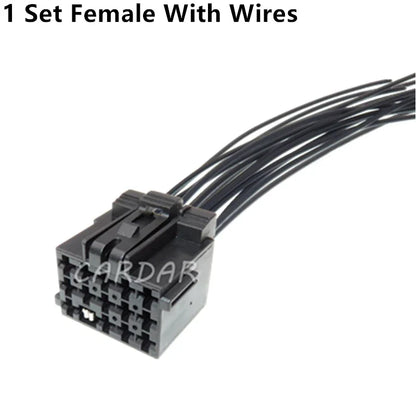 15 Pin Auto Power Amplifier Wiring Harness Socket Car Plastic Connector 967633-1 1-967623-1