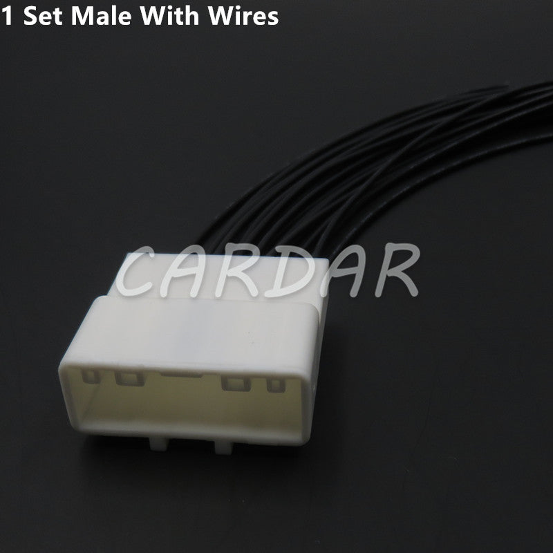 20 Pin 1674646-1 Car CD DVD Player Wire Plug Automotive Navigation Modification Cable Socket For Nissan