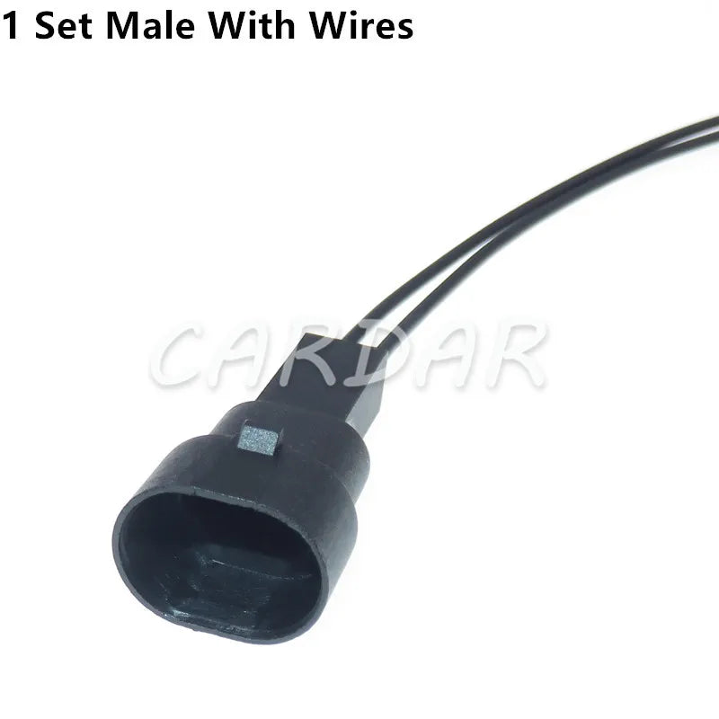 2 Pin 1.5 Seires Automobile Water Temperature Sensor Female Waterproof Socket For Buick Excelle GL8 15449027