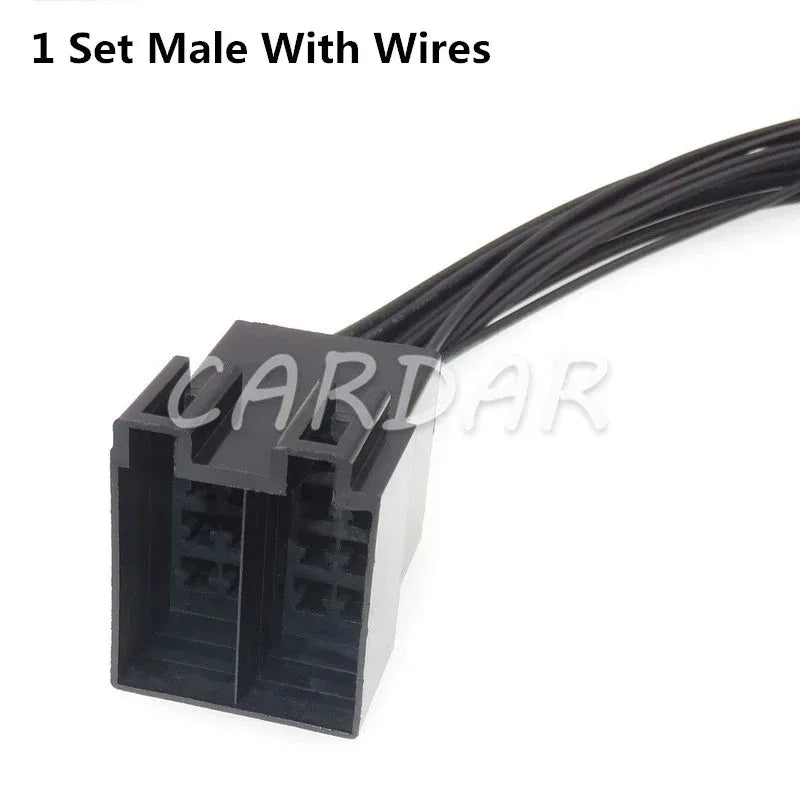 16 Pin 3.5mm Auto Audio Cable Socket Automotive ISO Wire Plug Connector