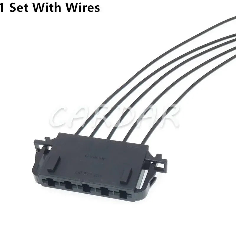 5 Pin 1J0972755 6.3 Series Auto Warm Air Regulator Cable Harness Plug Unsealed Socket For VW Audi 1J0 972 755
