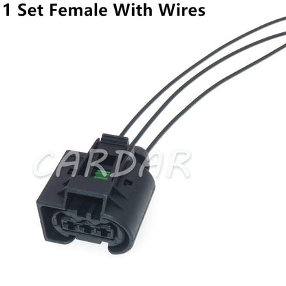 3 Pin 09 4413 11 22140492050 1-968433-2 1-968408-2 Injector Auto Connector ABS Sensor Plug Wire Socket For Benz BMW Kostal