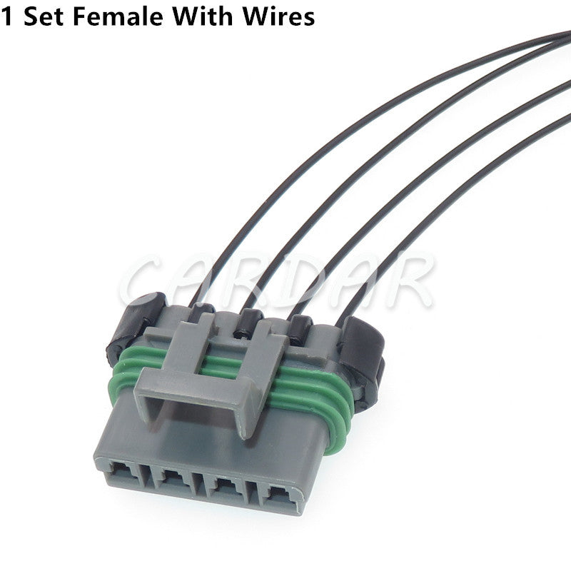 4 Pin Waterproof Wiring Harness Connector Speaker Wire Clip Connectors Socket