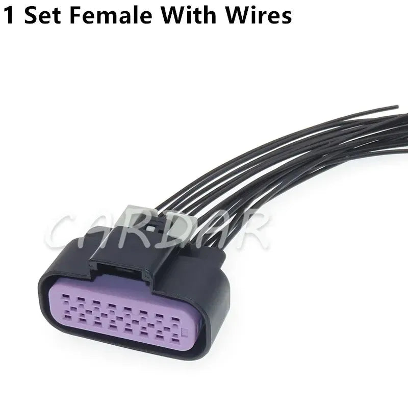 16 Pin 15326863 15326868 GT Series Waterproof Auto Wire Light Lamp Socket Automotive Plug For Chevrolet
