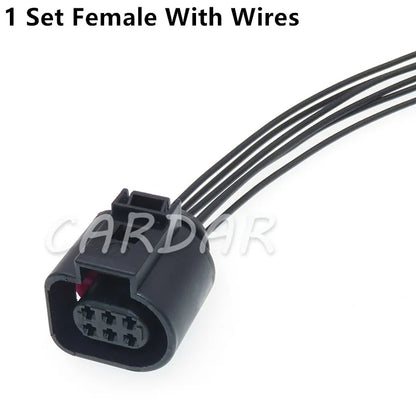 6 Pin 1.5mm 3B0973813 1J0973713 Auto Temp Sensor Plug Waterproof Electrical Wire Connector For Car Truck VW