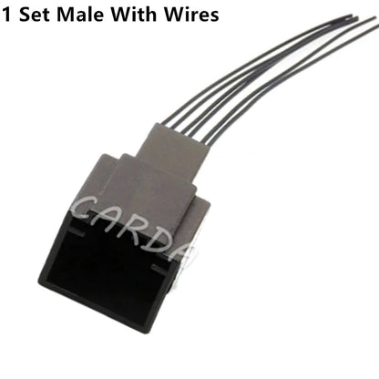 6 Pin Brown Auto Unsealed Socket Car Cable Harness Plastic Housing Connector 185311-1 953381-1 953382-4