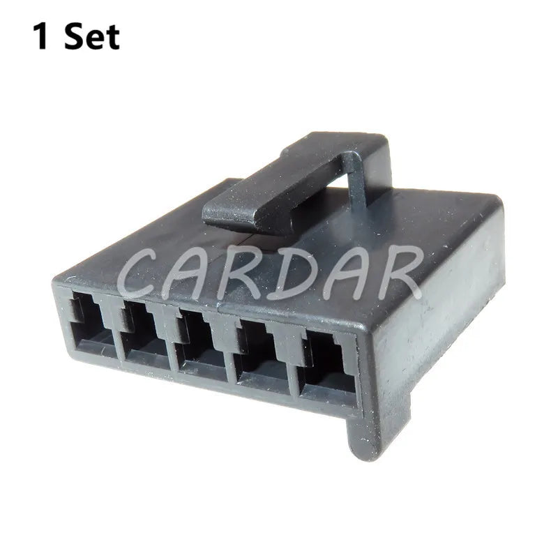 5 Pin Auto Connector Black Electrical Sockets With Pins Terminals