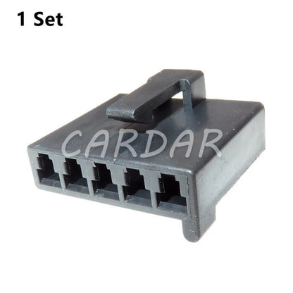5 Pin Auto Connector Black Electrical Sockets With Pins Terminals