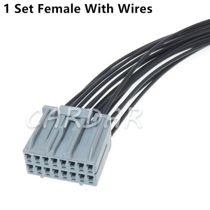 16 Pin 917981-2 917981-6 30050-16Y Automotive Wiring Harness Socket For Auto Parts
