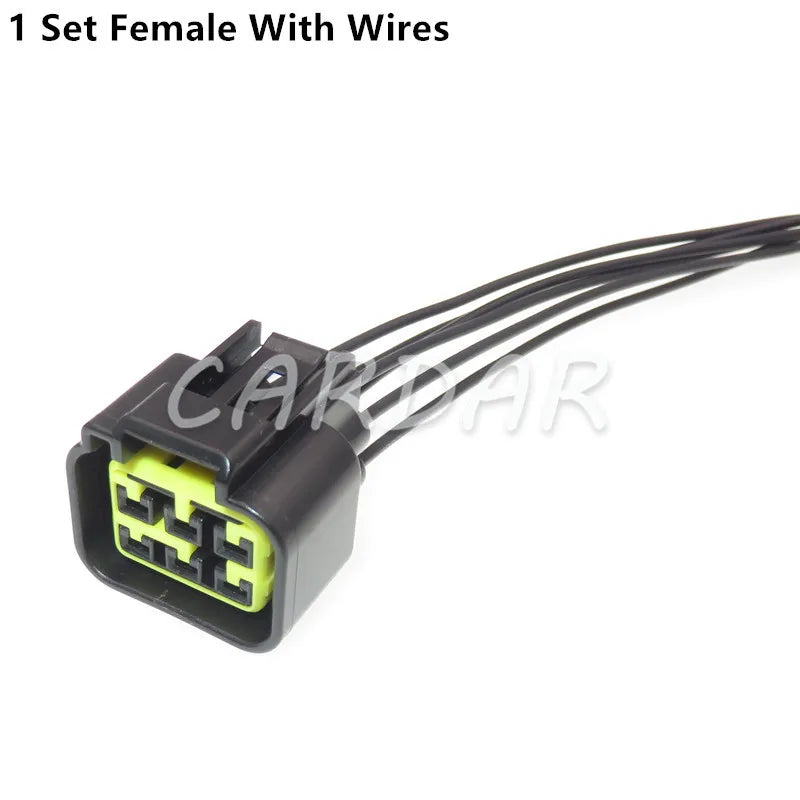 6 Pin FW-C-6M-B FW-C-6F-B Car Waterproof Window Lifter Cable Socket High-voltage Ignition Coil Plug For Ford Mondeo