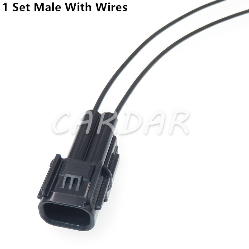 2 Pin 6181-6851 6189-7408 LED Light Conenctor Fog Lamp Cable Waterproof Plug For Honda